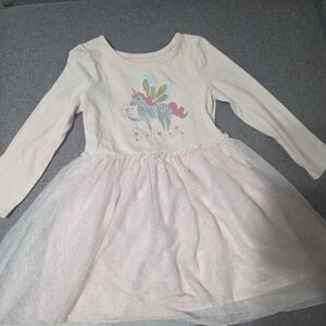 Sparkly Unicorn Long Sleeve Dress